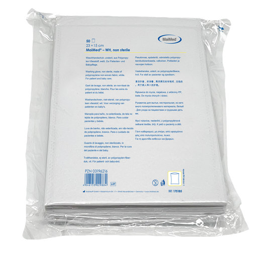 MaiMed washandschoen, niet-steriel, gemaakt van fleece