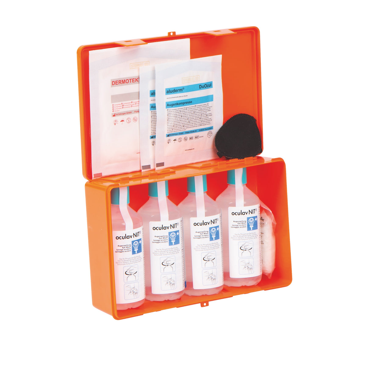 Boîte d'oculav NIT® - 4 flacons de 250 ml de solution de rinçage oculaire