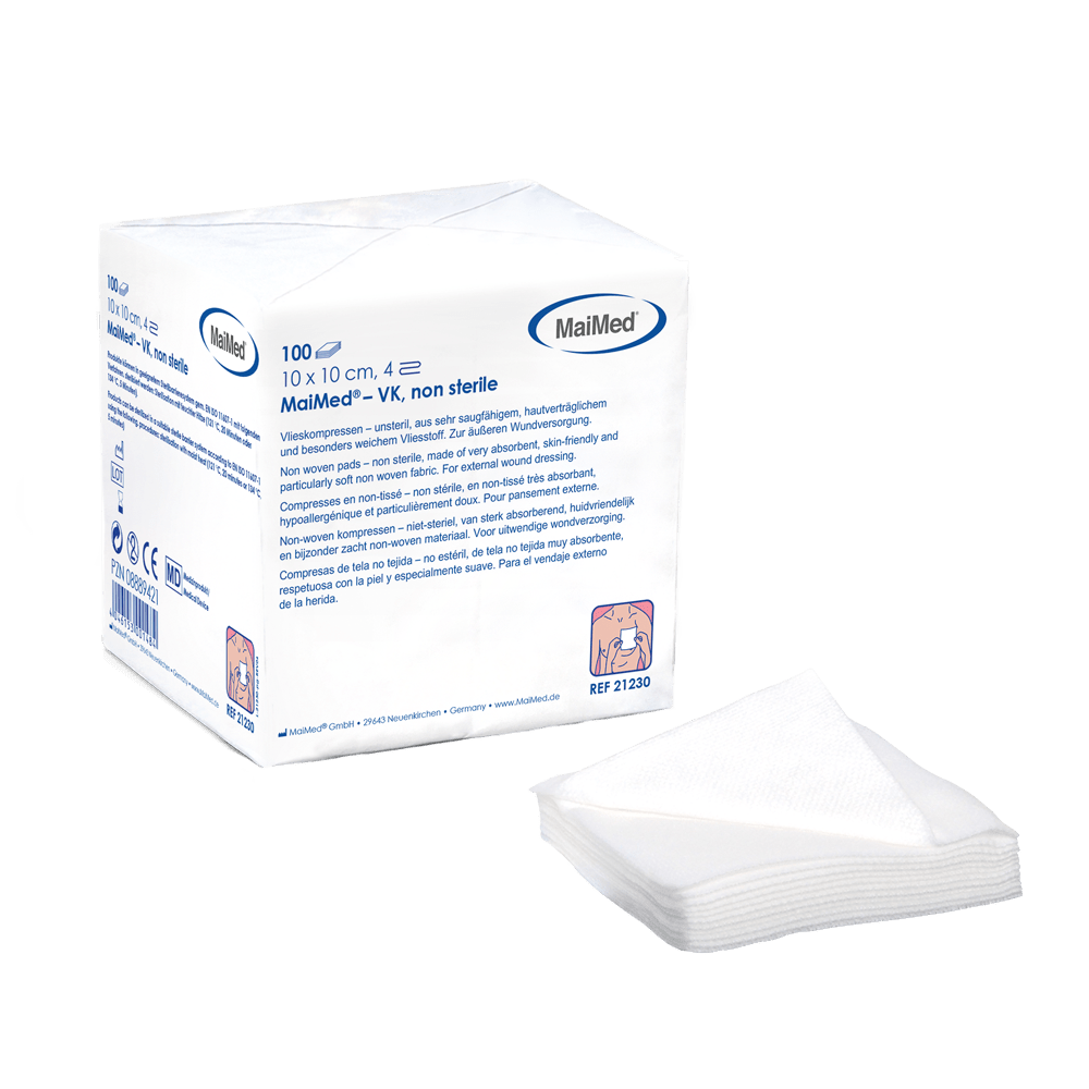 Compresses non stériles MaiMed-VK de 100 pièces/sac en papier