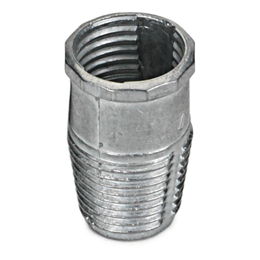 Eine Nahaufnahme des Nölle Profi Brush Stielgewinde Metallpinsel für präzises Malen von Nölle Profi Brush Bürsten- & Pinseltechnik e.K.-1 Stück, konzipiert für sichere Befestigung und präzise Malarbeiten.