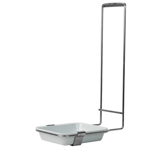 Der AMPri Schalenhalter aus Edelstahl ist passendes Zubehör für alle 500 ml Desinfektions- und Seifenspender mit herausnehmbarer Kunststoffschale, ideal als Wandspender Zubehör. 1 Stück.