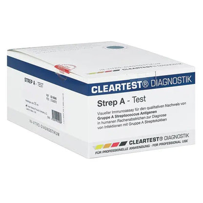 Pack de cassettes Cleartest Strep A-Test : 5 cassettes de test | Pack (5 essais)