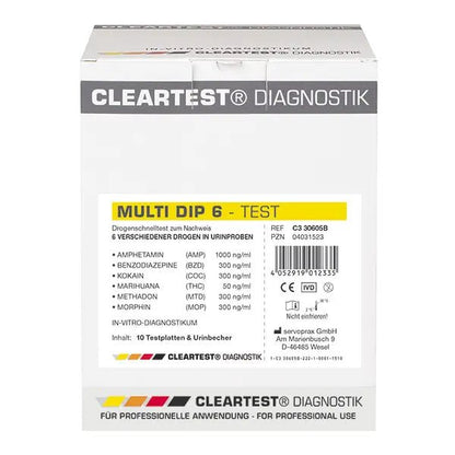 Pack de tests CLEARTEST Multi Dip 10