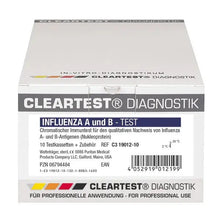 Cleartest Influenza Type : A & B Pack : 5 tests | Pack (5 essais)