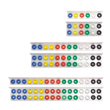 Rail à ampoules Varioflex, modèle à deux rangées, pour 12 ampoules