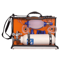 Beademingsmodule O2-Plus met een zuurstoffles van 5 l