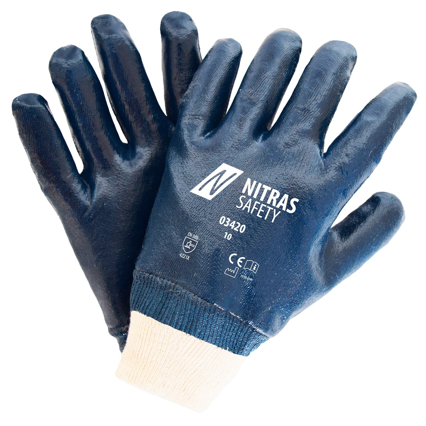NITRAS nitrilhandschoenen, blauw