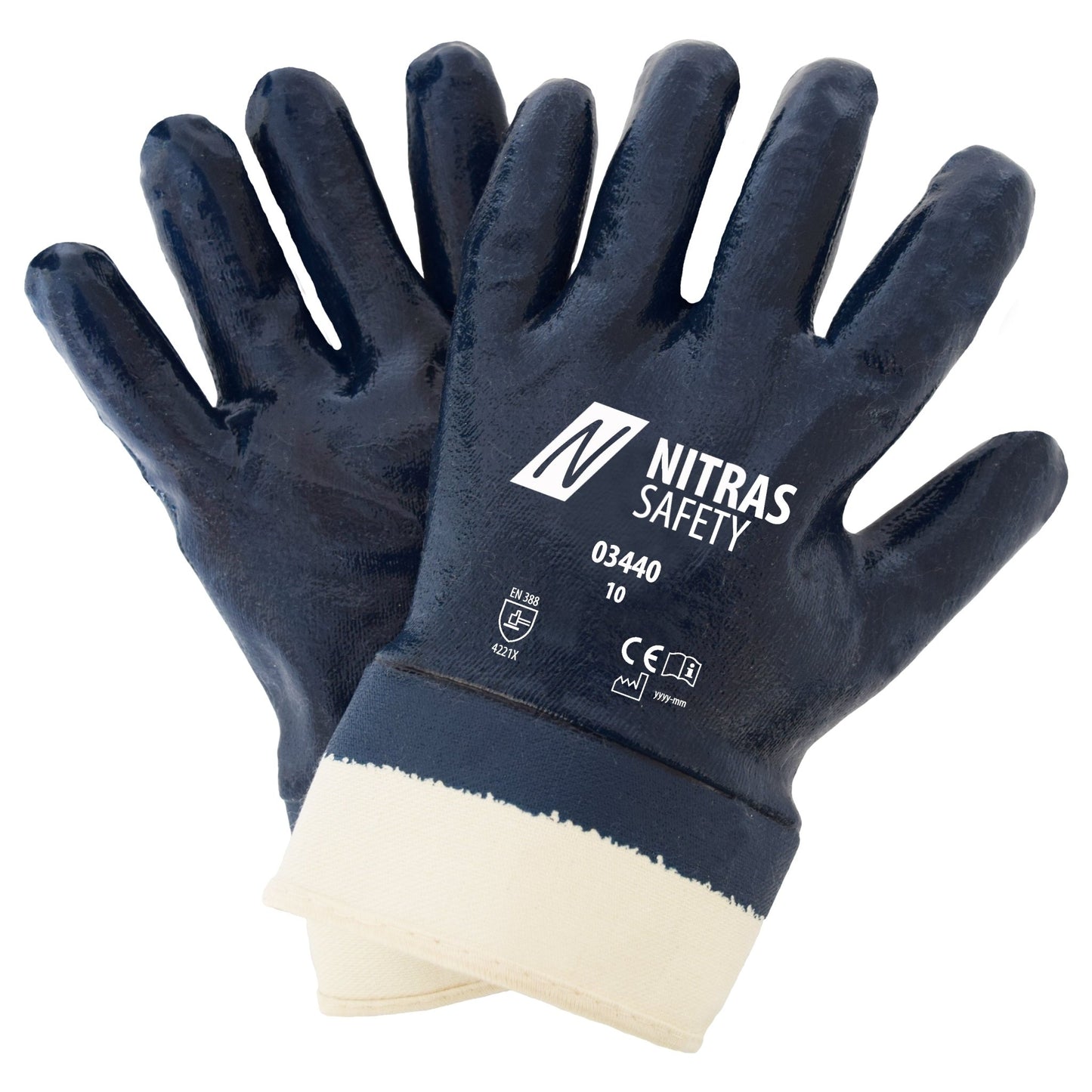 NITRAS nitrilhandschoenen, blauw