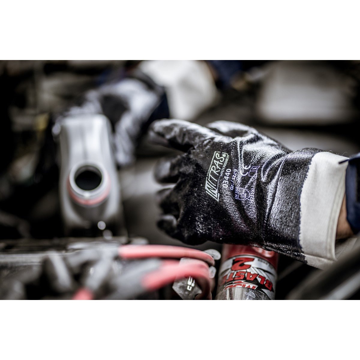 NITRAS nitrilhandschoenen, blauw
