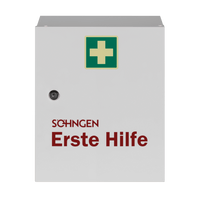 Armoire à pharmacie HEIDELBERG avec contenu conforme à la norme ÖNORM Z 1020 1