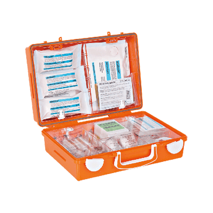 Erste Hilfe Koffer SN-CD orange mit Füllung nach ÖNORM Z 1020 1