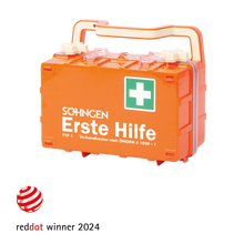 Erste-Hilfe-Koffer orange DYNAMIC-GLOW S ÖNORM Z 1020-1
