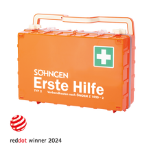 Erste-Hilfe-Koffer orange DYNAMIC-GLOW L ÖNORM Z 1020-2