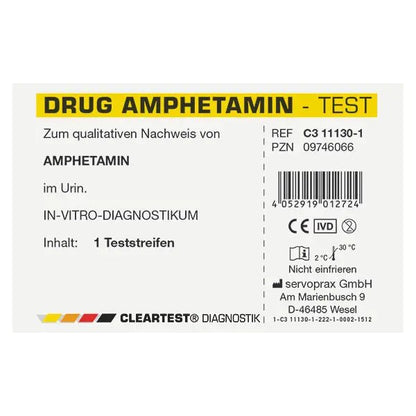 Duidelijkste drugstest benzodiazepinen individuele test | Stuk (1 proef)