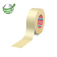 Ruban de masquage en papier tesakrepp 4324, jaune pastel, 50 m x 12 mm