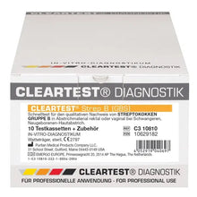 Cleartest Strep-B (GBS) Streptococcus B-test, verpakking: 10 tests | Pakket (10 testen)