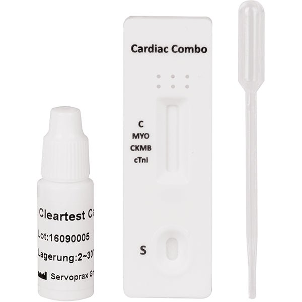 Cleartest Cardio Myglobin/CK-MB/Trop I-pakket: 10 tests | Pakket (10 testen)