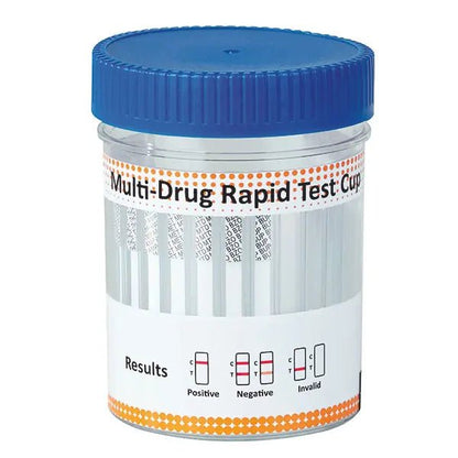 Cleartest Multi Drug Discreet ECO Urine Drugstestbeker, 5-voudig *** Enkele test | Stuk (1 proef)