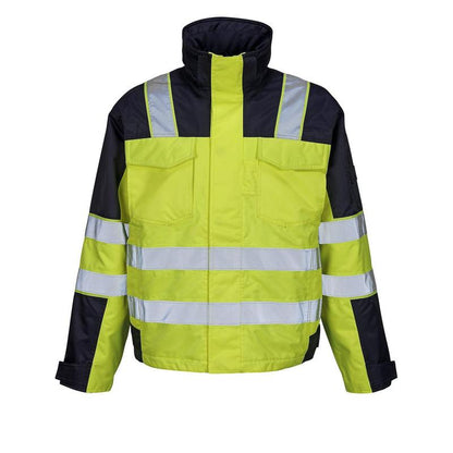 MASCOT® Genova veste d'hiver haute visibilité jaune/marine