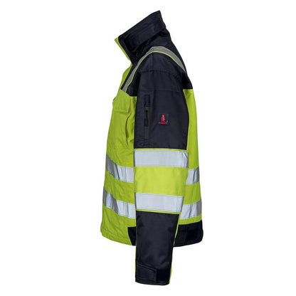 MASCOT® Genova veste d'hiver haute visibilité jaune/marine