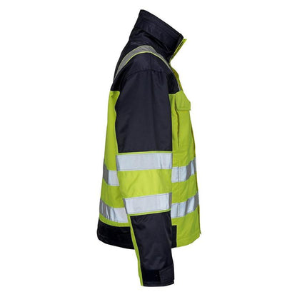 MASCOT® Genova veste d'hiver haute visibilité jaune/marine