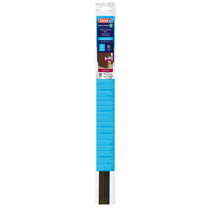 tesa INSULATION Türbürstendichtung für glatte und leicht unebene Böden, 1 m x 37 mm braun