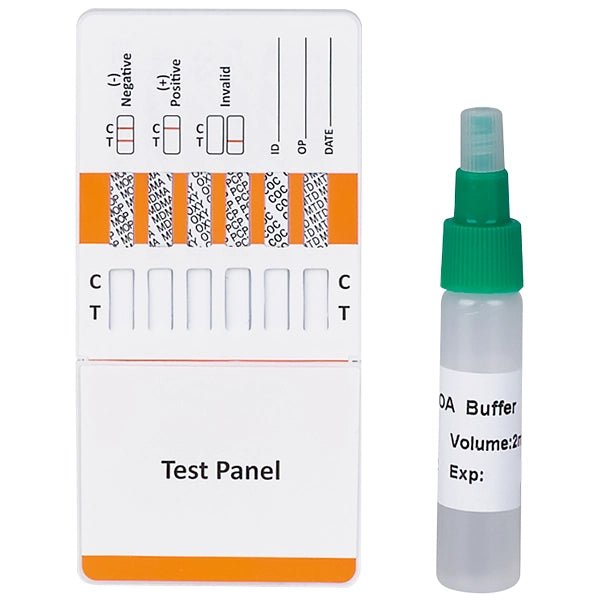 Test par lingettes Cleartest Multi Drug, combinaison de médicaments 12 fois, plaque de test
