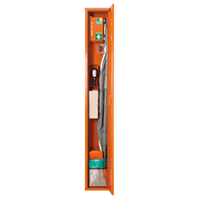 Armoire sur pied avec civière de premiers secours, couleur orange