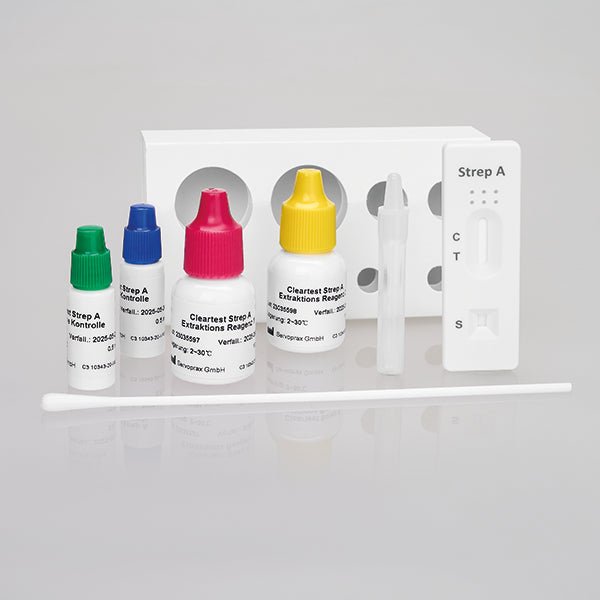 Helderste licht Strep-A, teststripsverpakking: 5 tests | Pakket (5 testen)