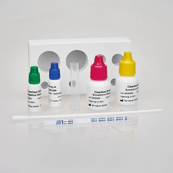 Cleartest light Strep-A, paquet de bandelettes de test : 25 tests | Pack (25 tests)