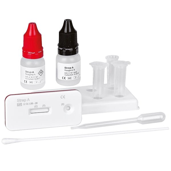 *Cleartest Strep-A Eco Pack : 20 cassettes de tests, accessoires compris (sans solution de contrôle | pack (20 tests)