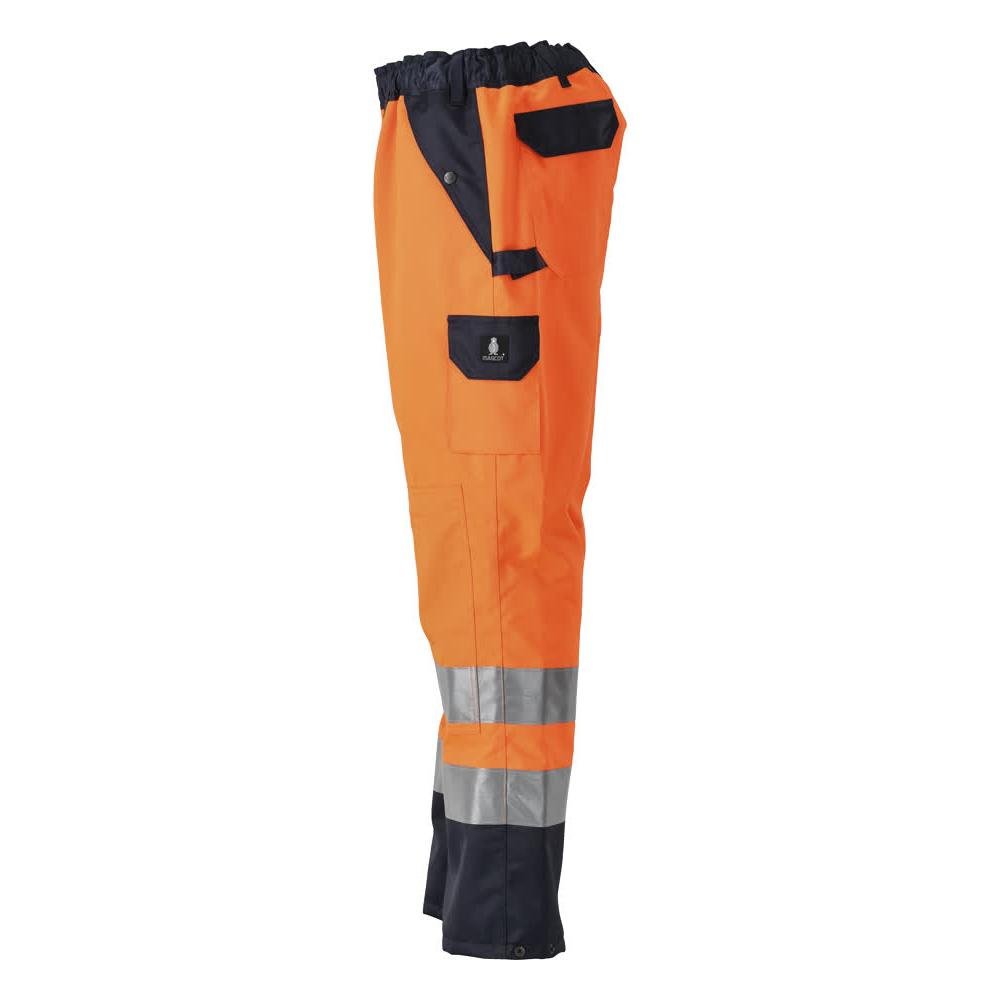Surpantalon MASCOT® Linz, orange haute visibilité/marine