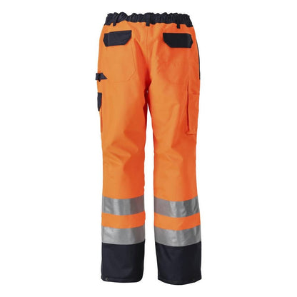Surpantalon MASCOT® Linz, orange haute visibilité/marine