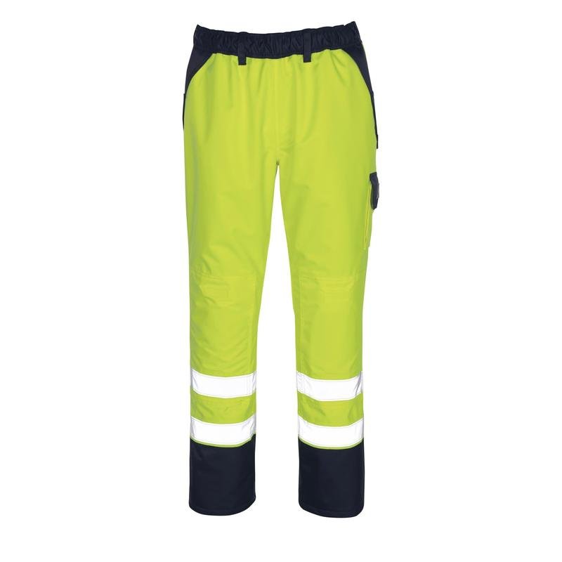 Surpantalon MASCOT® Linz, jaune haute visibilité/marine