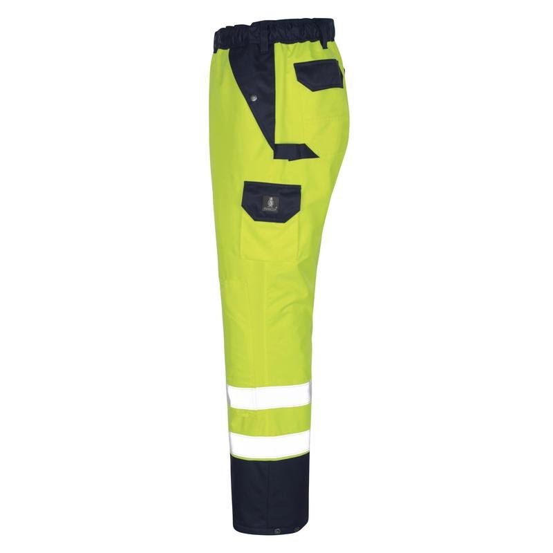 Surpantalon MASCOT® Linz, jaune haute visibilité/marine