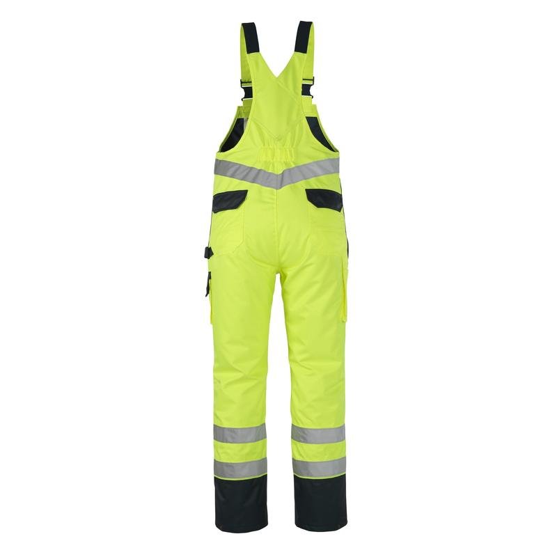 MASCOT® Wels tuinbroek, signalisatie geel/marineblauw