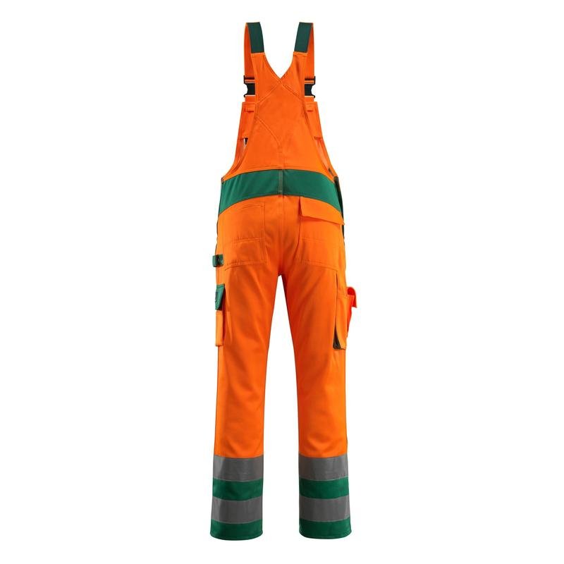 MASCOT® Barras salopette, haute visibilité orange/vert