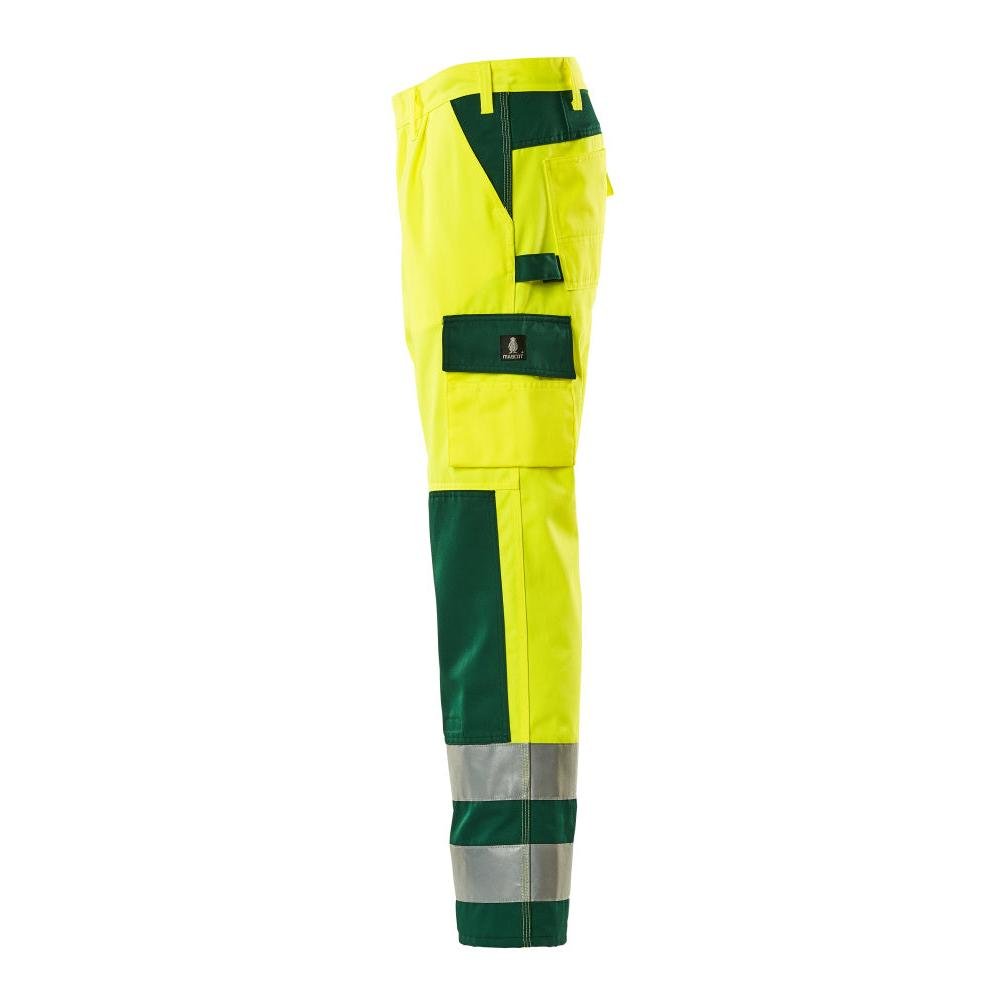 MASCOT® Olinda pantalon haute visibilité jaune/vert