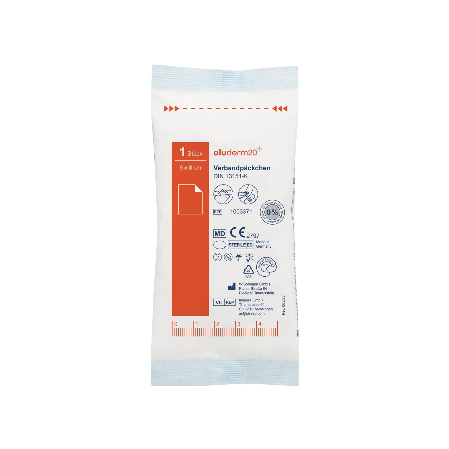 aluderm® Verbandpäckchen DIN klein