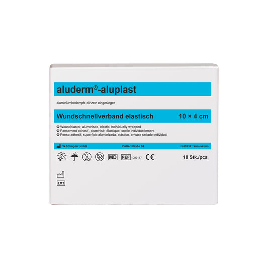 aluderm®-aluplast elastisch – in stukken van 1 m x 4 cm