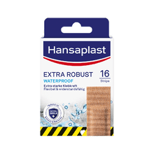 Hansaplast EXTRA ROBUST pleisters 2,6 x 7,6 cm, 16 stuks per verpakking