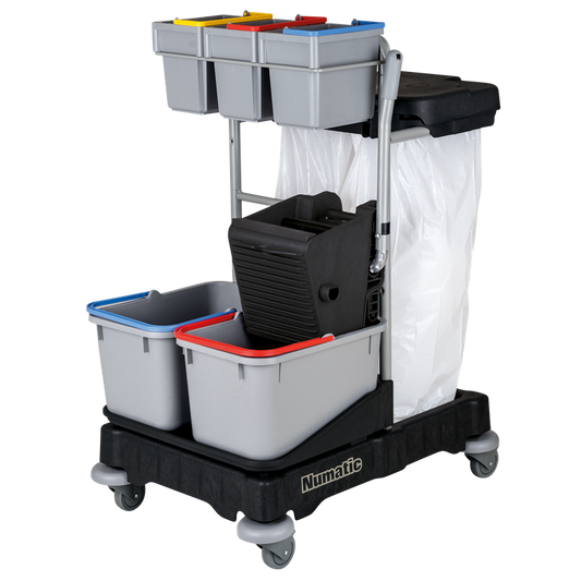 Numatic schoonmaakwagen ProCar 4G Zwart | Pak (1 stuk)