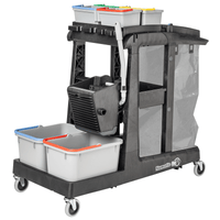 Numatic schoonmaakwagen EcoMatic EM3 A incl. universele persset SRK16 en 4 x 5 liter emmers | Pak (1 stuk)