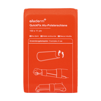 QuickFix-aluminium bekledingsrail, groot, 100 x 11 cm