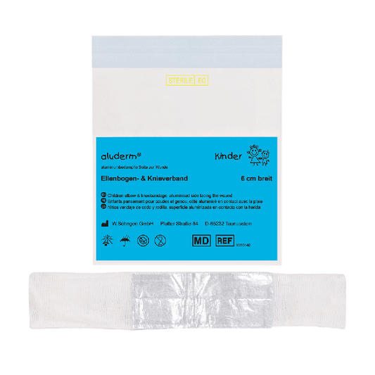 Bandage aluderm® pour coudes et genoux des enfants, 6 cm