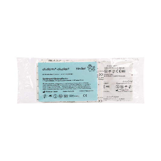 aluderm®-aluplast élastique : lot de 20 pansements pour enfants