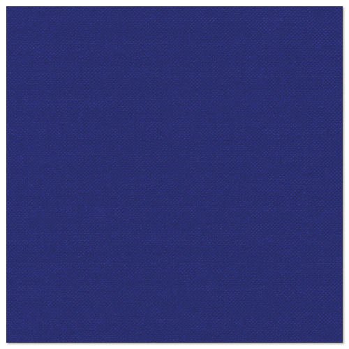 Une image carrée montre un bleu uni profond avec une texture subtile, rappelant les 50 serviettes « ROYAL Collection » 1/4-pli 40 x 40 cm bleu foncé de la PAPSTAR GmbH, sans objets ou motifs supplémentaires.