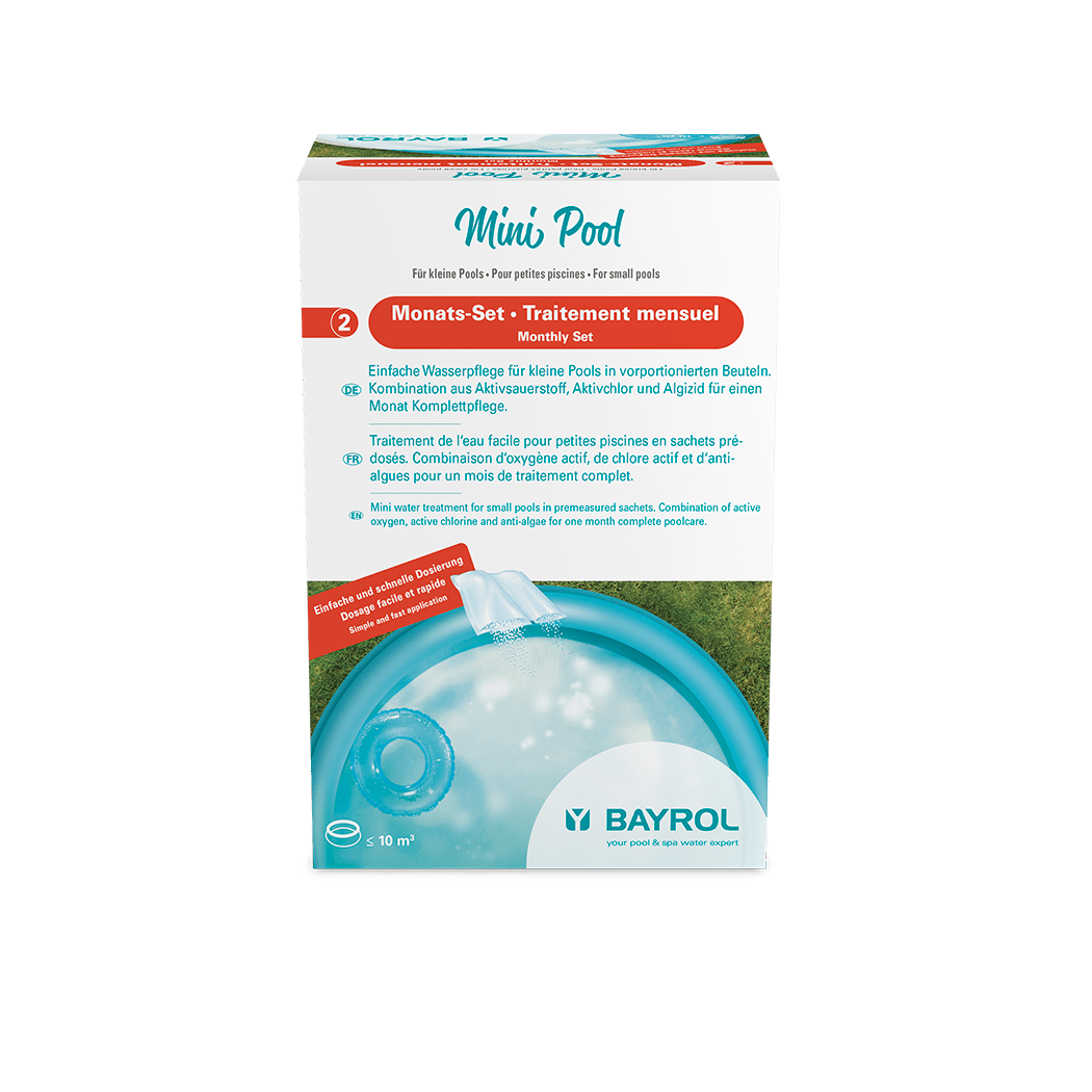 BAYROL Mini Pool & Spa maandset 0,6 kg permanente desinfectie maandelijkse complete verzorging