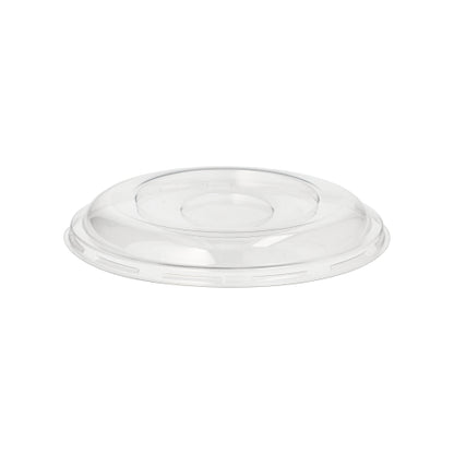 De Starpak 50 Dom-deksel, R-PET rond Ø 15,5 cm · 2,5 cm helder, is een transparante, ronde deksel van gerecycled PET - ideaal voor duurzame verpakkingen en passend bij bijpassende containers. Verpakking bevat 50 stuks in krimpfolie.
