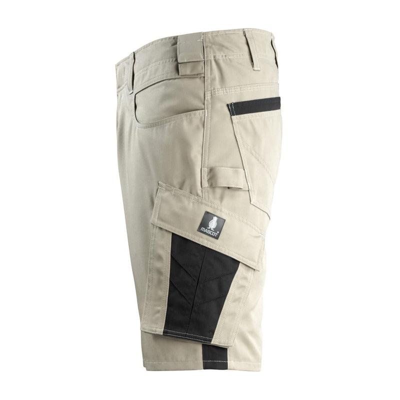Short MASCOT® Stuttgart, kaki clair/noir
